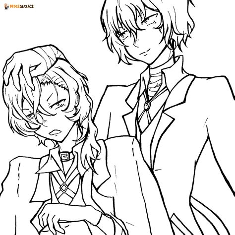 Dazai Osamu Coloring Pages Coloring Pages