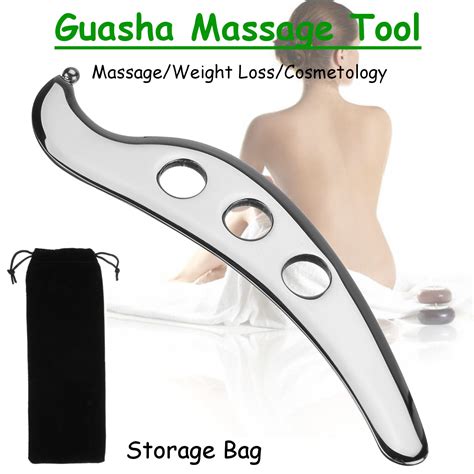 New 304 Stainless Steel Guasha Massage Gua Sha Scraping Spa Chile Shop