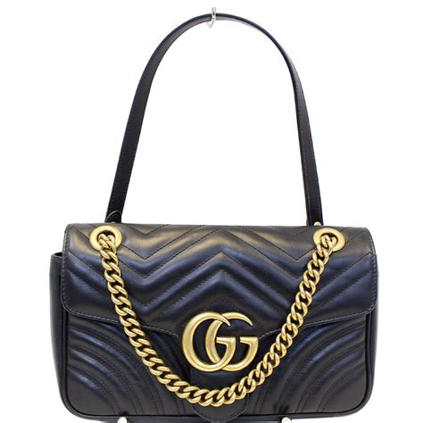 Gucci Gg Marmont Small Matelasse Leather Crossbody Bag