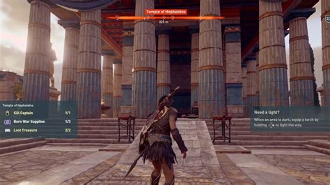 Assassin S Creed Odyssey Temple Of Hephaistos War Supply YouTube