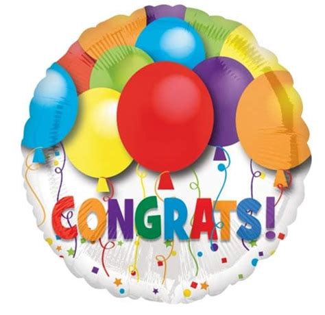 18 Bold Congratulations Foil Balloons A2675801 £160 Go