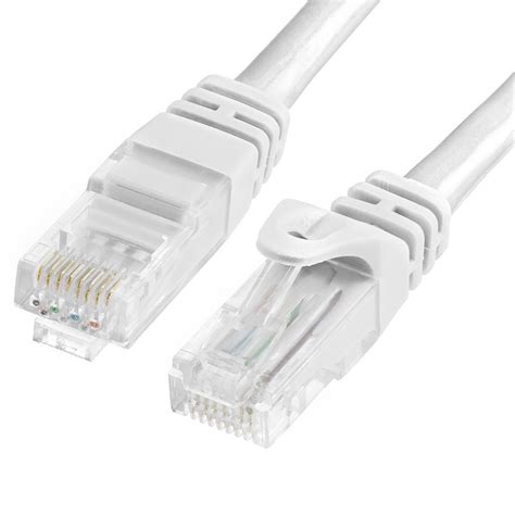 In 2002, it was jointly defined and specified by the electronics industries association and telecommunication industries association (eia/tia). White UTP Cat 6 Ethernet LAN Cable Cord 500MHz - 7 FT
