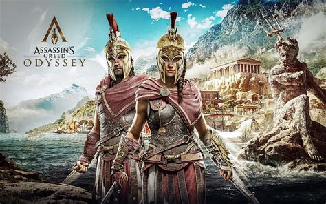 Hd Wallpaper 2018 Assassins Creed Odyssey 4k Screenshot Water Human