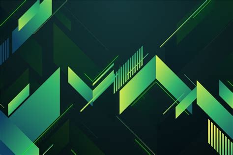 Free Vector Geometric Abstract Green Background