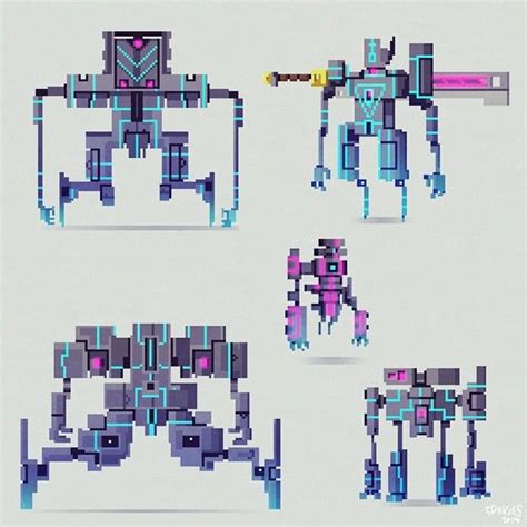 Maybe you would like to learn more about one of these? pixel art robot