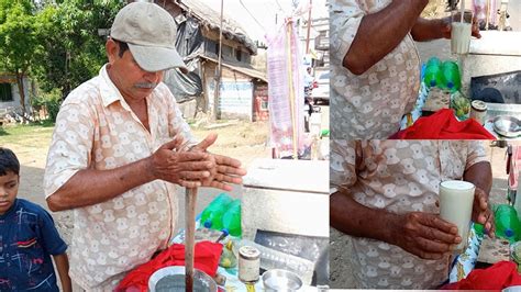 Vlogs Huge Of Curd Lassi Making Lassi Maker Indian Street Food
