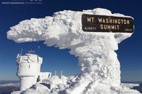 Mount Washington Nh Just Experienced Biggest Windstorm In A Decade