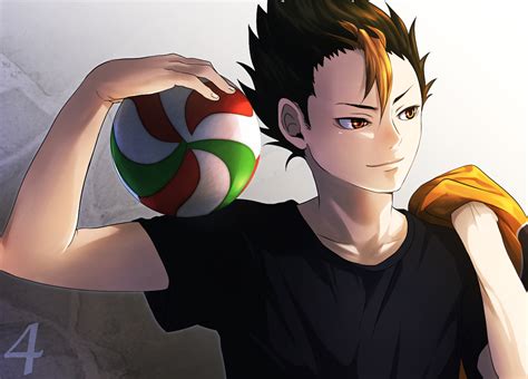 What kind of shirt does yu nishinoya wear? Nishinoya Yuu - Haikyuu!! | page 4 of 5 - Zerochan Anime ...