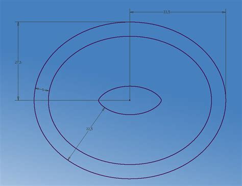 Solved How To Thicken An Elliptical Cut Autodesk Community