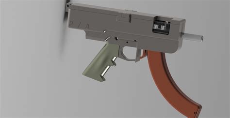 Semiautomatic Rimfire Printable Firearm In 22 Lr 3d Model 3d Printable