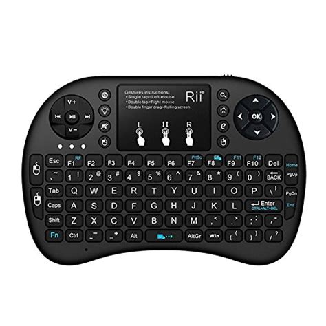 Rii I8 24g Mini Wireless Keyboard With Touchpad＆qwerty Keyboard