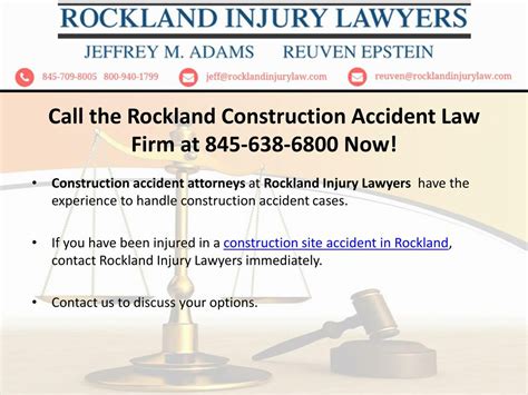 PPT - Rockland Construction Accident Lawyers PowerPoint Presentation