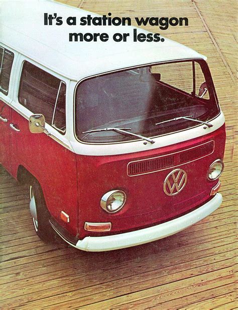 Its A Station Wagon More Or Less Vw Camper Ad Digital Art By Georgia