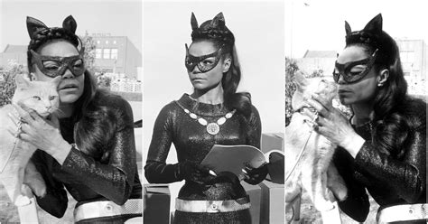 beautiful portrait photos of eartha kitt as catwoman in the tv series “batman” 1967 ~ vintage