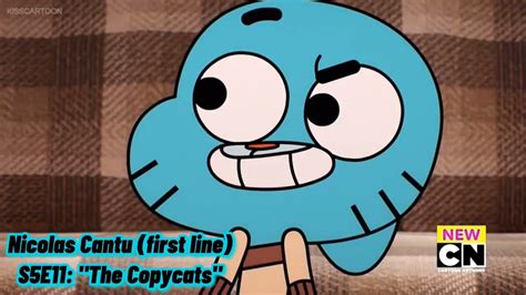 First And Last Lines Of Gumballs Voice Actors Tawog Youtube