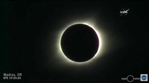 Total Solar Eclipse Begins Its Path Across North America Youtube