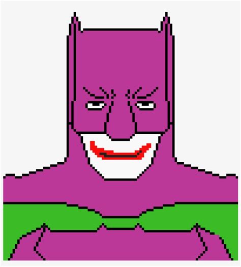 Joker Batman Pixel Art Free Transparent Png Download Pngkey