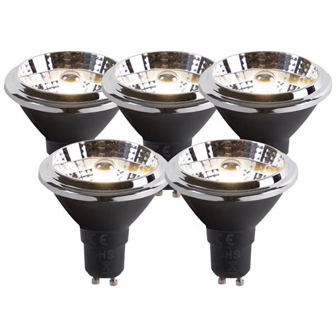 LUEDD Set Van 5 GU10 LED Lamp AR70 6W 380 Lm 3000K Kopen Shop Bij FonQ