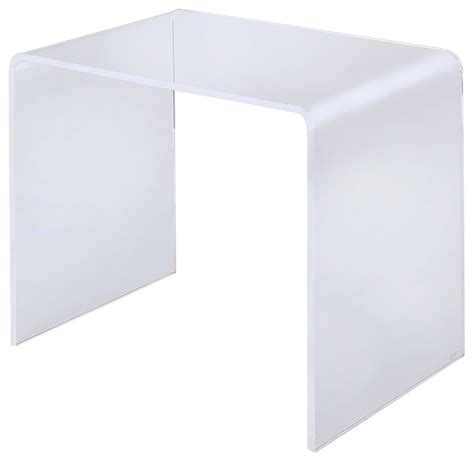 Lucy Acrylic Student Desk Contemporary Desks And Hutches By