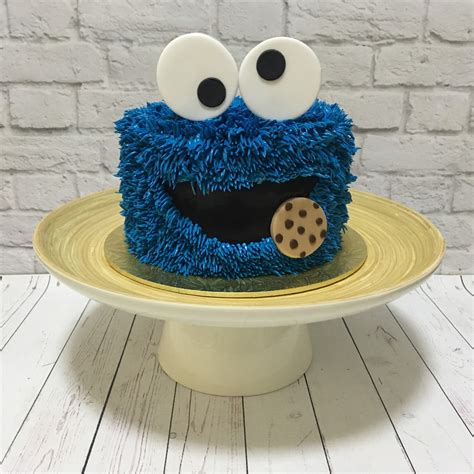 Crissas Cake Corner Cookie Monster Smash Cake