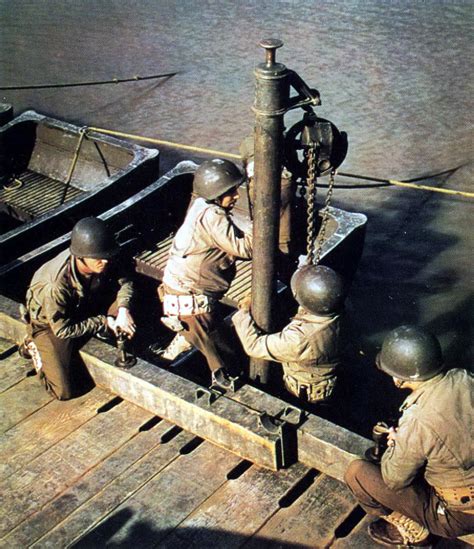 World War Ii In Color Us Engineer Soldiers Train On The Construction