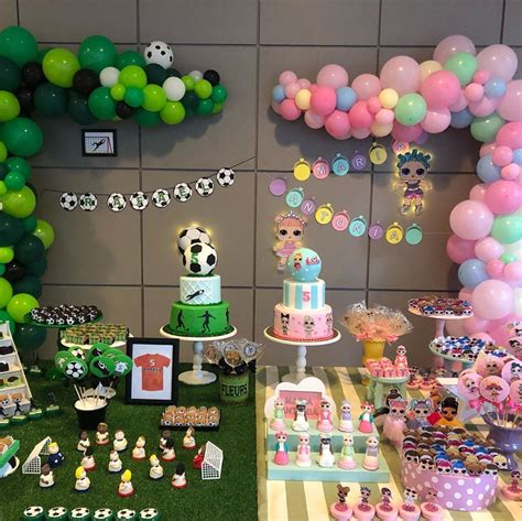 Twin Birthday Cakes 2nd Birthday Party Themes Birthday Balloon