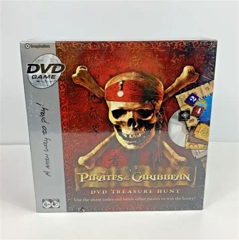 Disney Pirates Of The Caribbean Dvd Treasure Hunt Board Game New