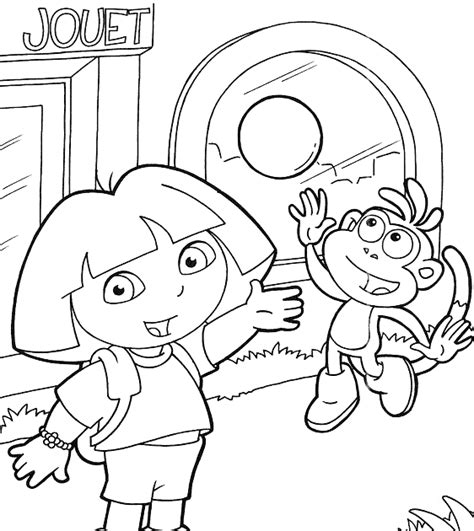 Dora Coloring Pages Playing Ball Opox People Magazine