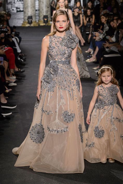 Elie Saab Showed Mommy And Me Couture Gowns On The Runway Fashionista