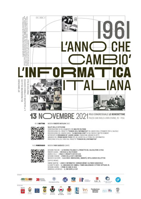 Pisa Il Novembre Un Convegno Celebra I Anni Della Calcolatrice