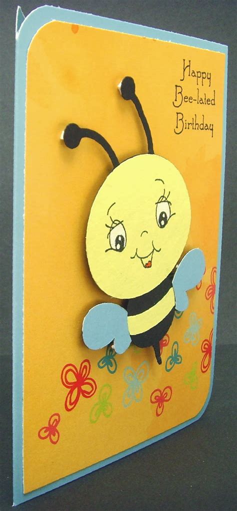 Maybe you would like to learn more about one of these? Scrapping Runner Creations: Bee-lated Birthday Card