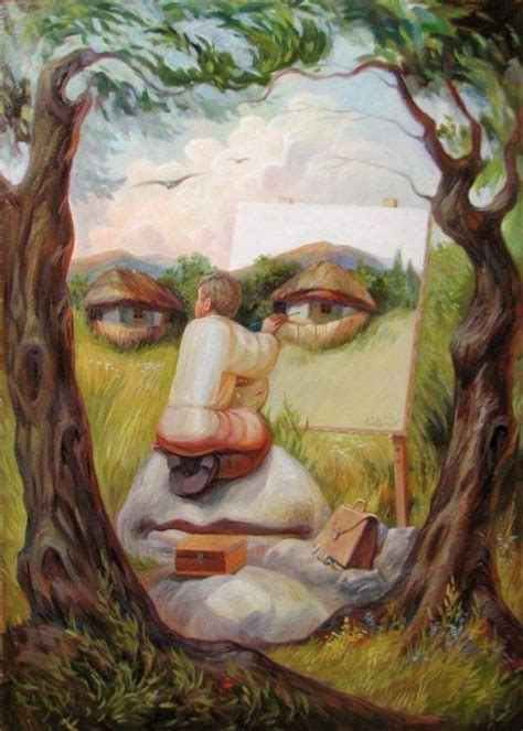 Oleg Shuplyaks Self Portrait Image Illusion Use Your Illusion
