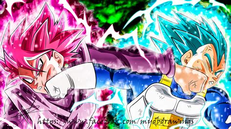 Vegeta Vs Black By Andresibr On Deviantart