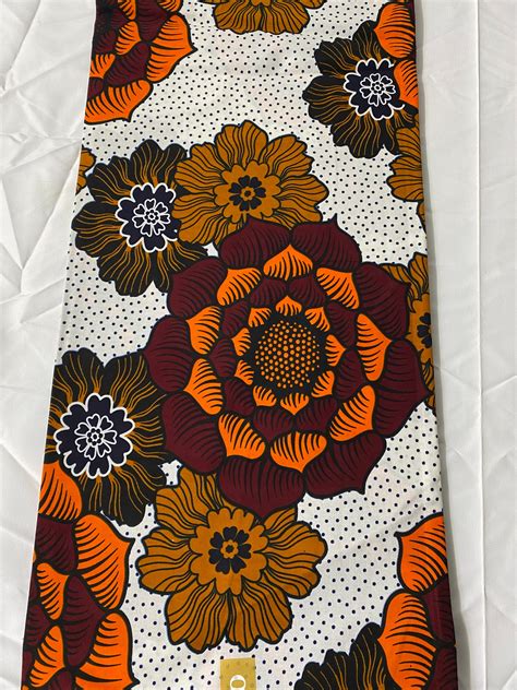 Floral Wax Print Fabric High Quality African Wax Print Etsy Australia