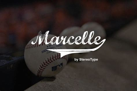 ⚾️ 24 All Star Baseball Fonts Free And Premium The Designest