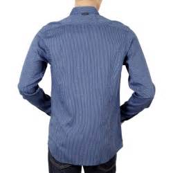 Textured Blue Striped Shirt For Men By Scotch And Soda