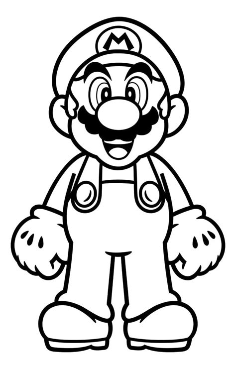 Mario Bros Coloring Pages 100 Images Are Printed For Free En 2021