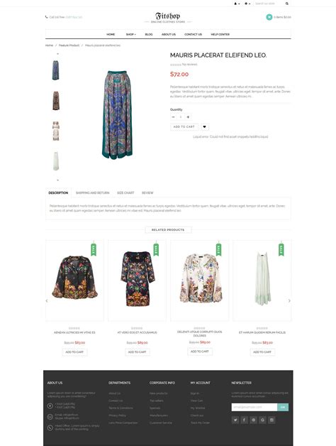 Fitshop - Shopify Theme by Junothemes | Codester