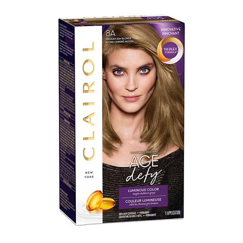 Clairol Age Defy Permanent Hair Color 8a Medium Ash Blonde • Kalista Salon