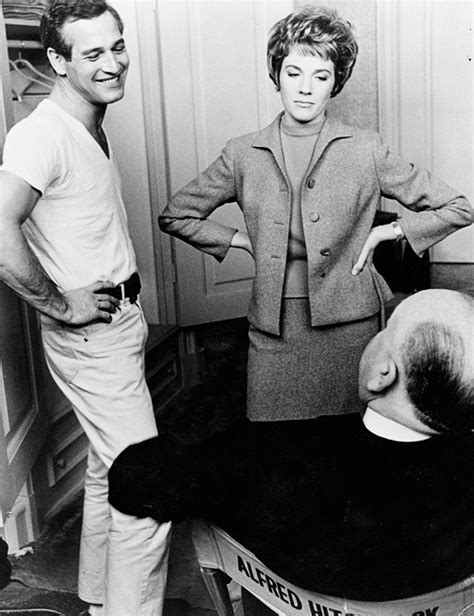 Tracylord Paul Newman Julie Andrews And Alfred Hitchcock On Set Of Torn Curtain Tumblr