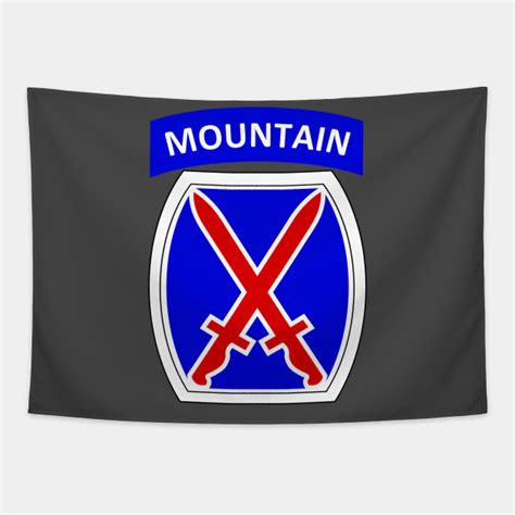 10th Mountain Division Logo 10th Mountain Division Patch