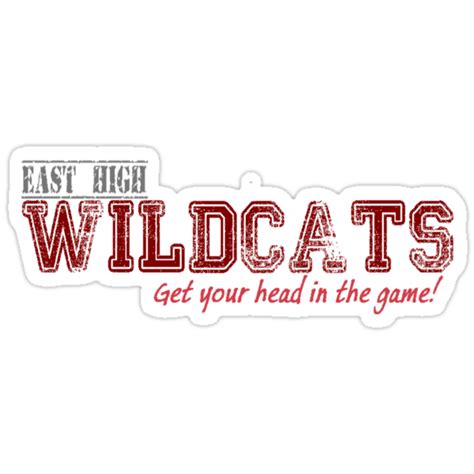East High Wildcats Stickers By Castropheonix Redbubble