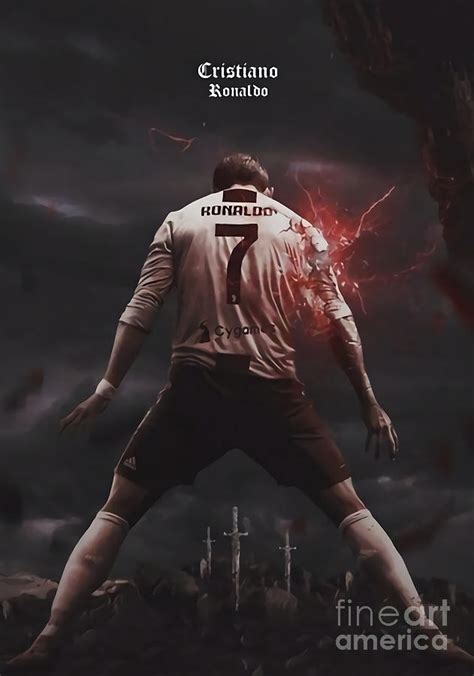 Cristiano Ronaldo Poster Digital Art By Mark Francis Pixels