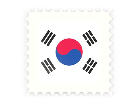 Seeking for free south korea flag png png images? Postage stamp icon. Illustration of flag of South Korea