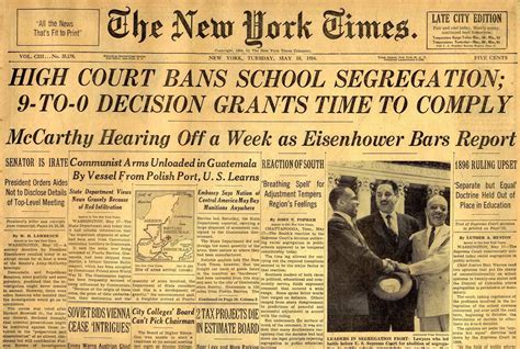 Brown V Board Of Education Overturned Separate But Equal Treatment