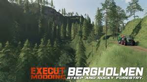 Bergholmen Hardcore Forestry Map 1 Farming Simulator 19 17 15 Mod