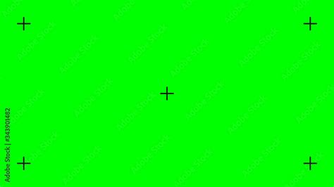 Green Screen Chromakey Background Blank Green Background With Vfx Motion Tracking Markers