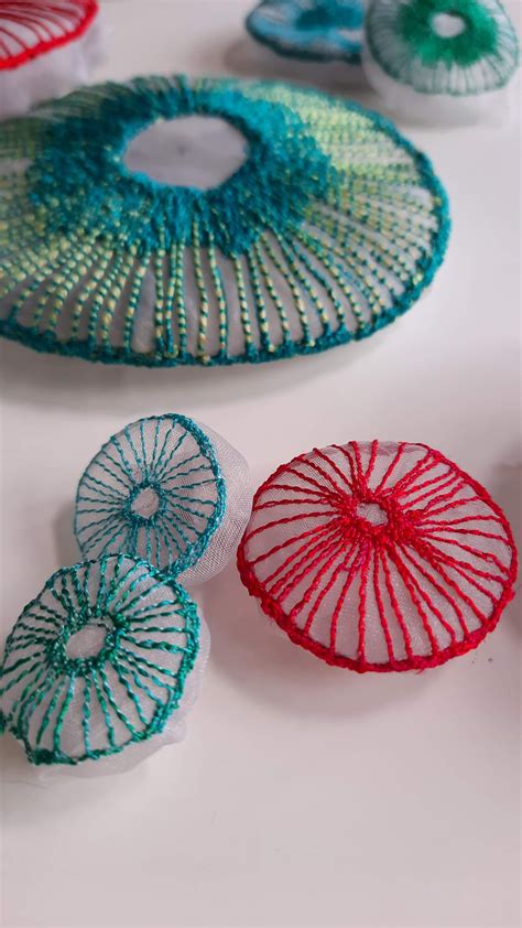 3d Textile Art Sewing More Corals — Agy Textile Artist