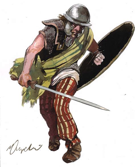 Guerrier Gaulois La Guerre Des Gaules Gallic Warrior The Gallic