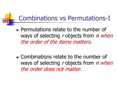 Ppt Probability Iii Permutations And Combinations Powerpoint